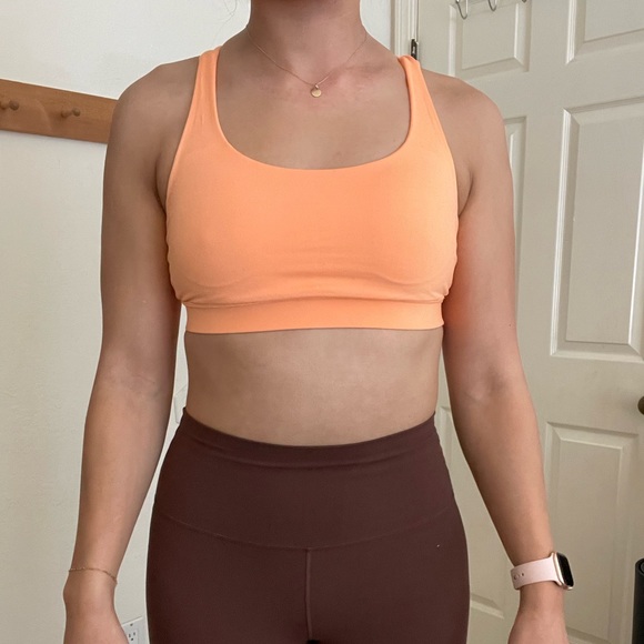 Lululemon Energy Bra *LIMITED EDITION* Seawheeze 2020 in Florid Orange - Picture 6 of 7